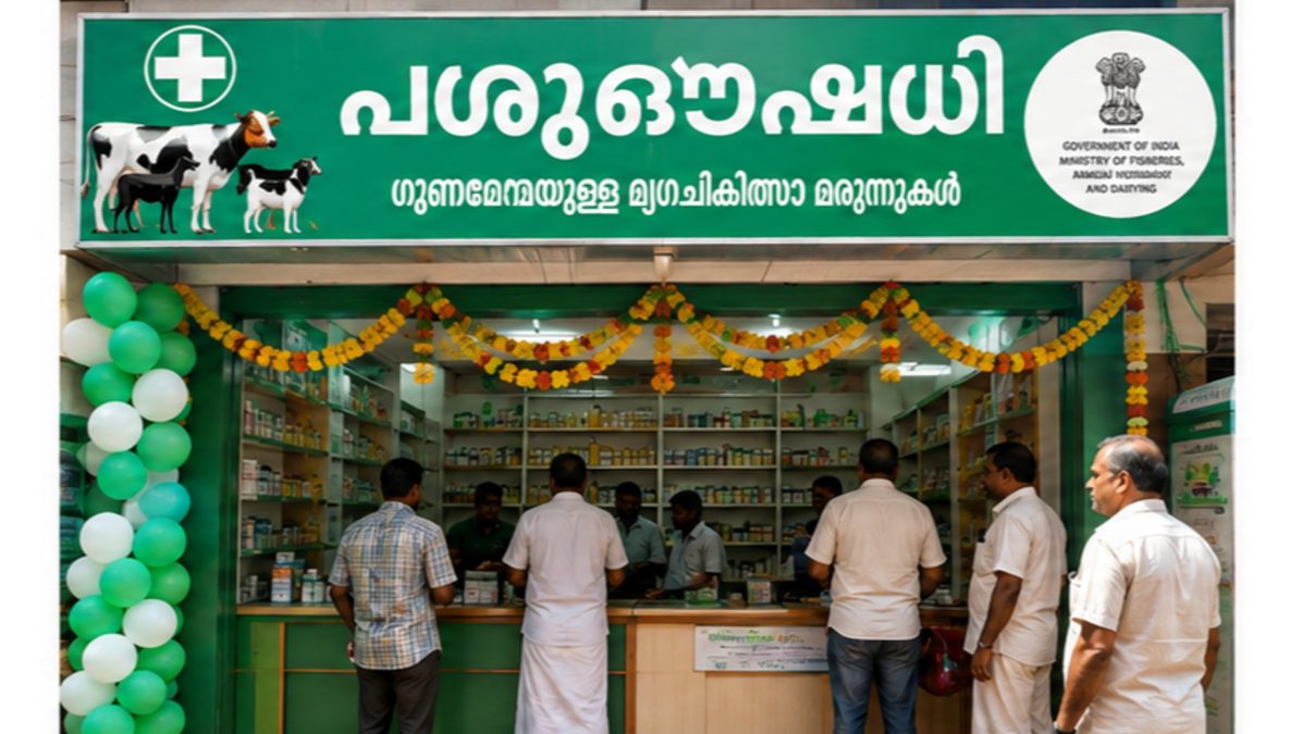 സംസ്ഥാനത്ത് ‘പശുഔഷധി’ കേന്ദ്രങ്ങൾ  കുറഞ്ഞവിലയിൽ മൃഗചികിത്സാ മരുന്നുകൾ ലഭ്യമാകും